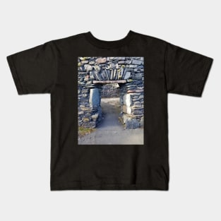 Stone Doorway Kids T-Shirt